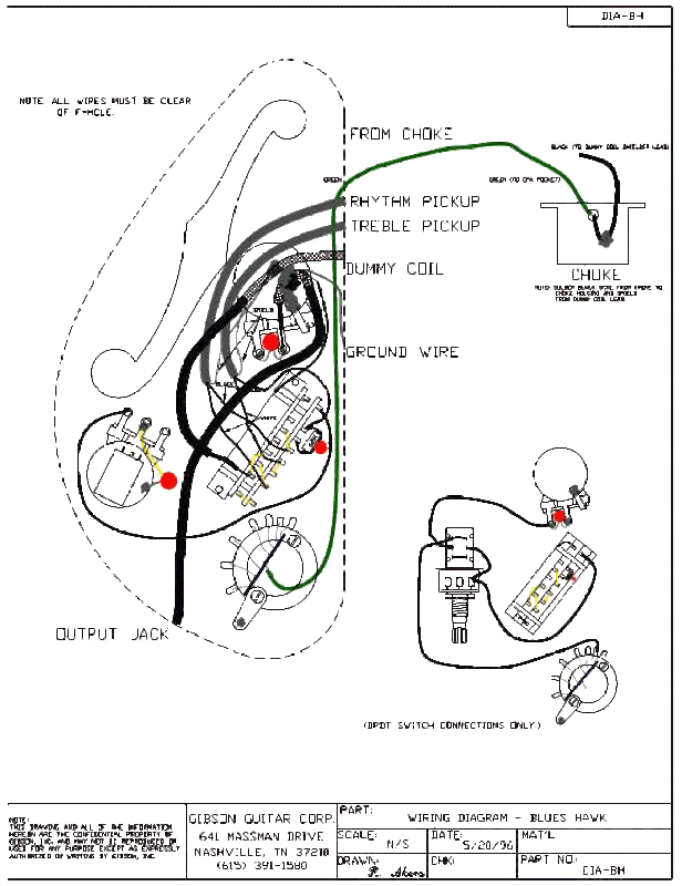 Gibson Blueshawk Wiring Diagram inspiresio